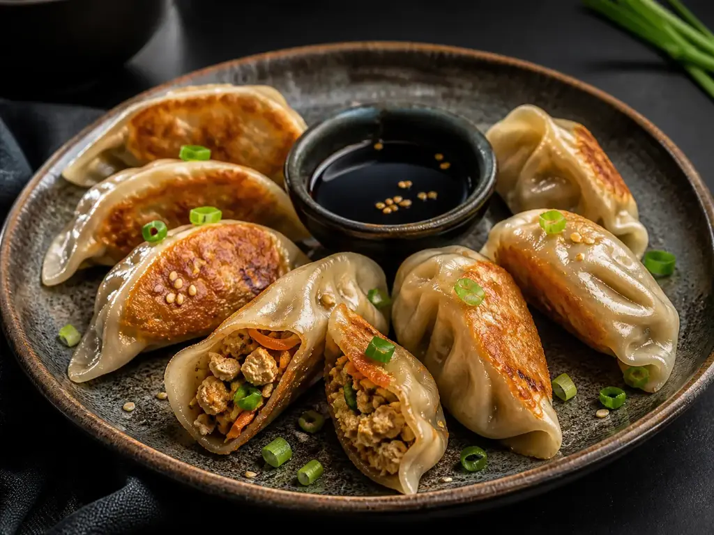 19) Dumplings mit Tofu A,1,14, F, A1