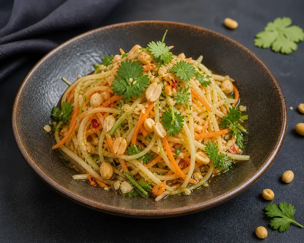 26) GOI DU DU, eingelegte Papaya mit Karotten, Koriander und Erdnüssen 1, 17, H