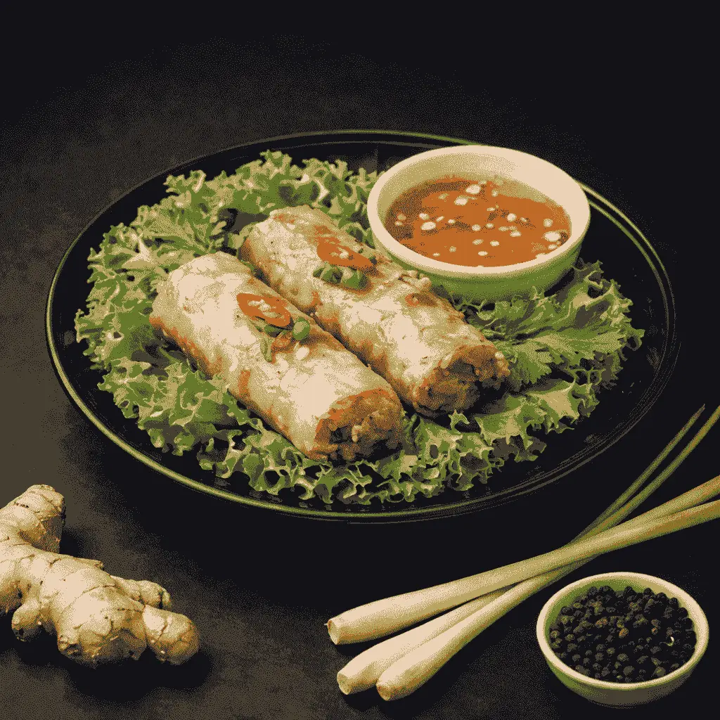 10-Vietnamesische Frühlingsrollen (2 Stück) A, C, B, 5, A1